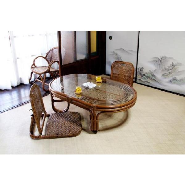 KOIZUMI（コイズミ） 座椅子 折りたたみ 籐の椅子 ラタン 和室 和風