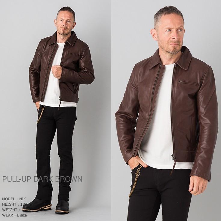 Liugoo Leathers 【50%OFFクーポン】Liugoo Leathers 本革 トラッカー