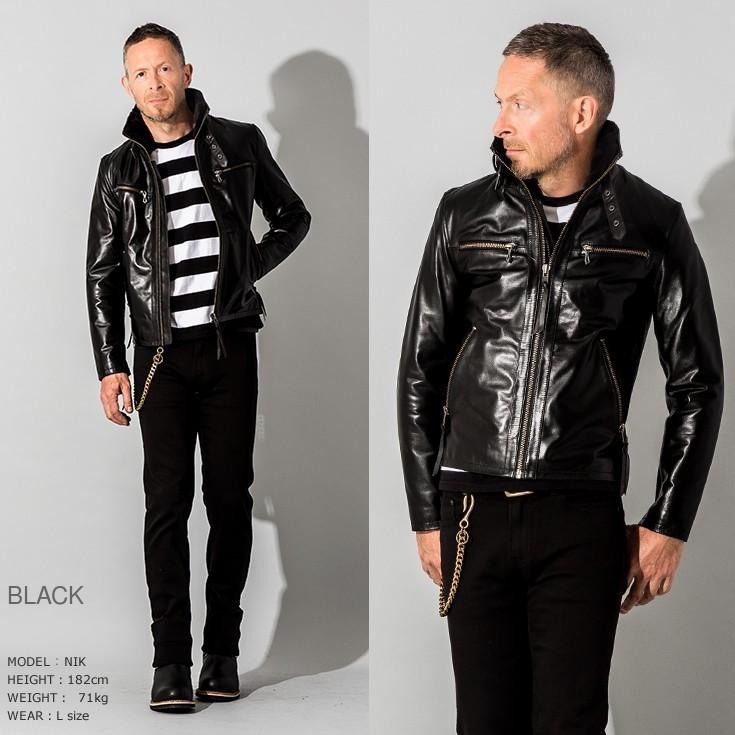 Liugoo Leathers 【50%OFFクーポン】Liugoo Leathers 本革 ウィング