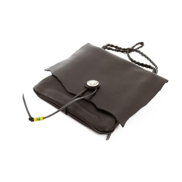 コンチョ付きメディスンバッグ 男女兼用 本革 Horn Works 10 本革