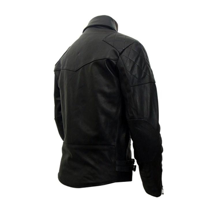 Horn Works 本革 UKパッドダブルライダースジャケット メンズ ホーン