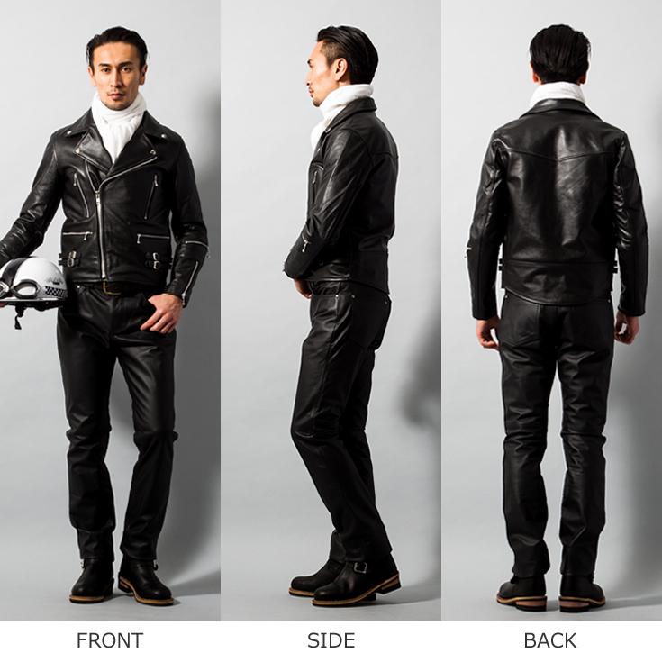 30%OFFクーポン】本革 UKダブルライダースジャケット メンズ 3547