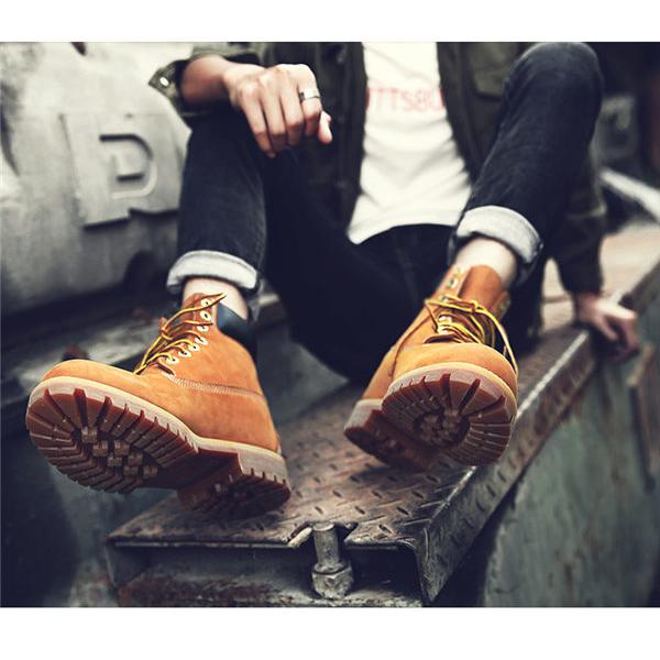 ブーツ メンズ ワークブーツ 本革 ハイカットブーツ 紳士靴 レザー