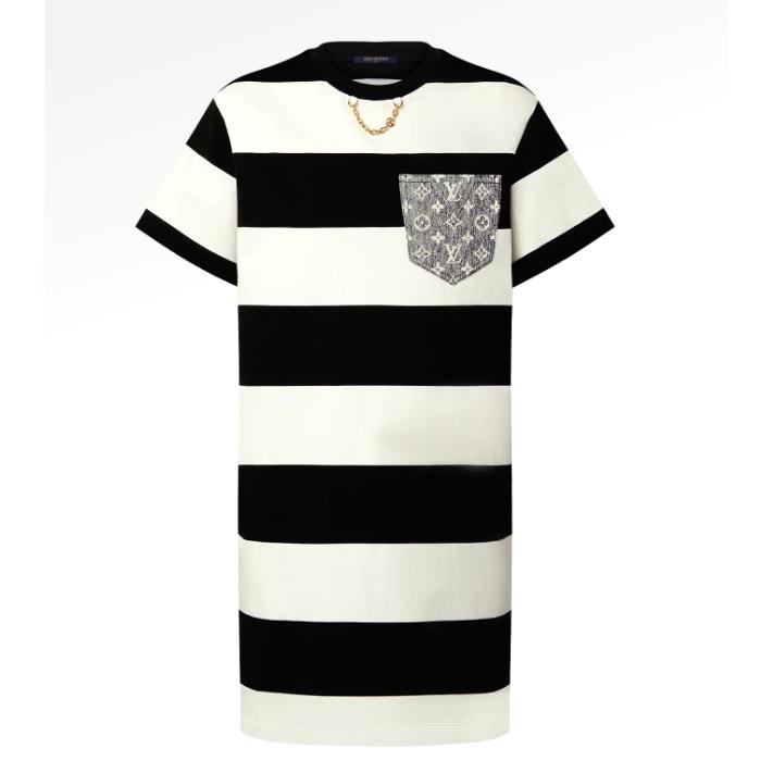 LOUIS VUITTON（ルイ・ヴィトン） ワンピース 1AAUOX ストライプ