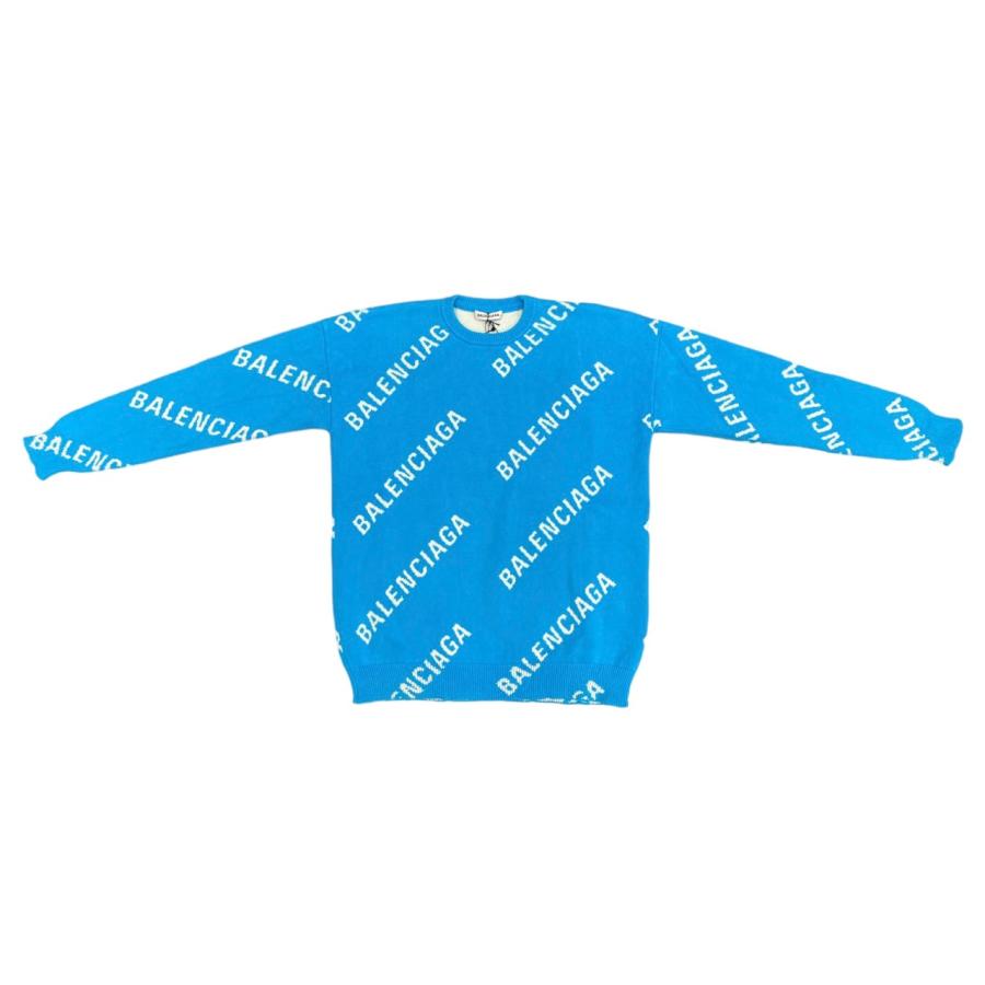 BALENCIAGA（バレンシアガ） ニットセーター オールオーバーロゴ