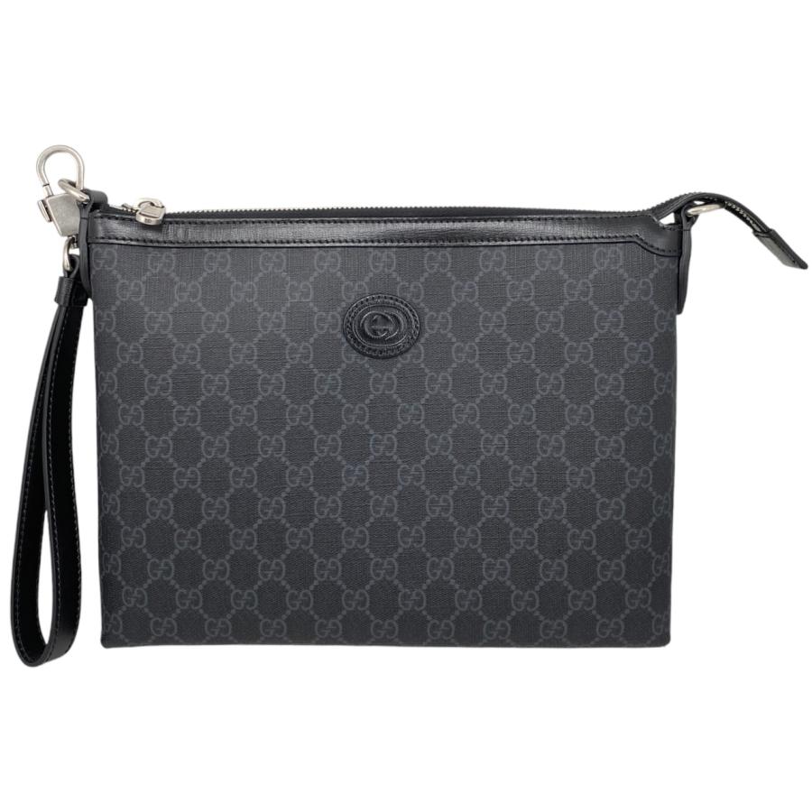GUCCI（グッチ） クラッチバッグ インターロッキングG付き