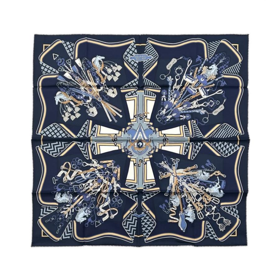 HERMES（エルメス） シルクスカーフ カレ70 鞍職人の花束 H982842S 03