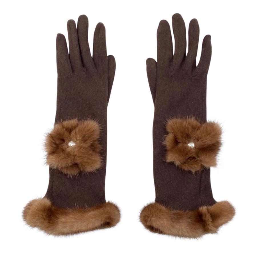 LOUIS VUITTON（ルイ・ヴィトン） 手袋 ミンク グローブ M74274