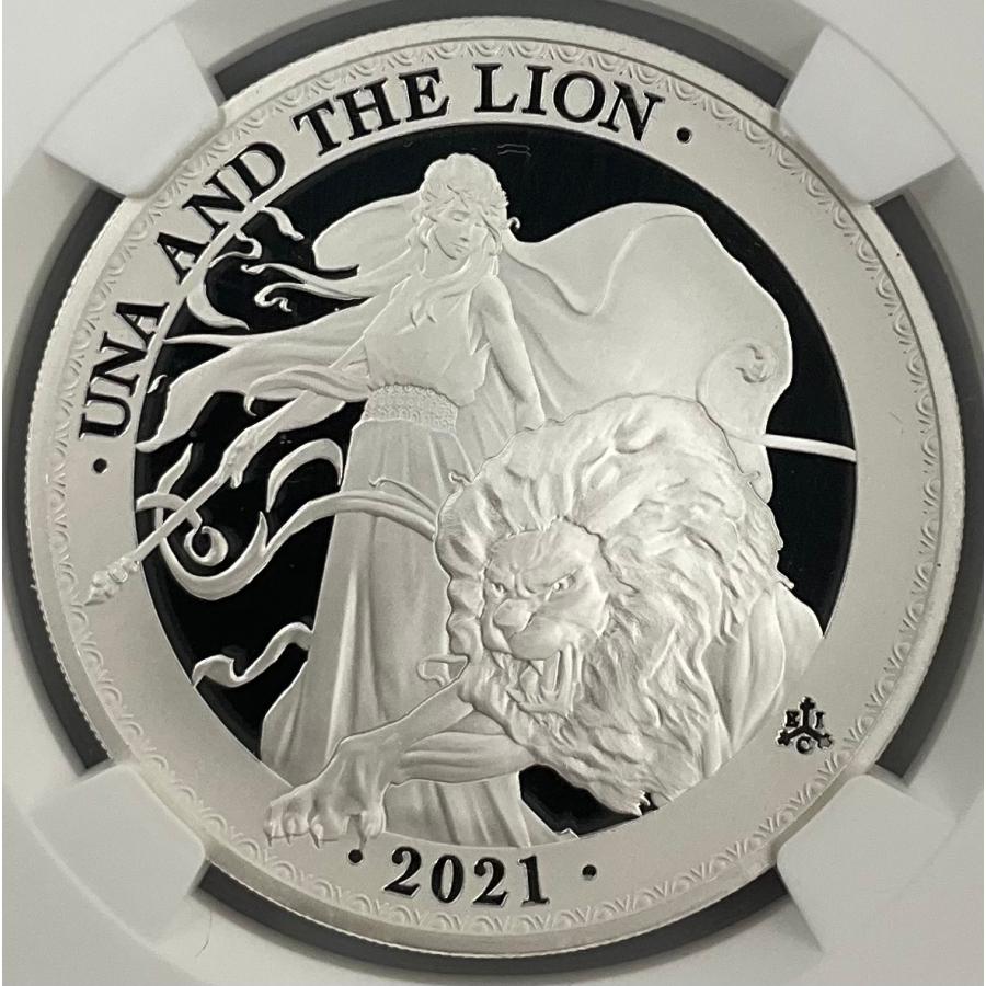 2021年 イギリス ウナとライオン セントヘレナ 1ポンド 1oz 銀貨