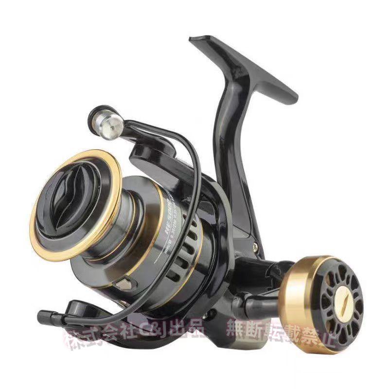 海釣り用 スピニングリール CNCアルミフレーム 5.2:1 C&J（株) 頑丈