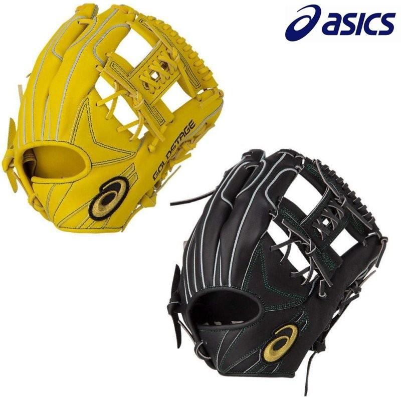 ASICS（アシックス） 野球 軟式グラブ グローブ 内野手用 ゴールド