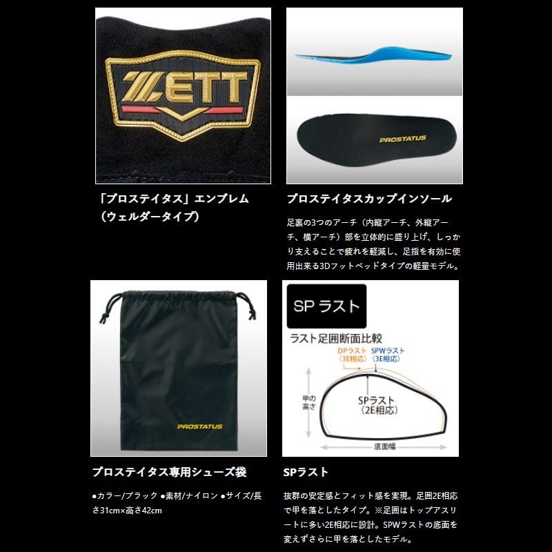 ゼット（ZETT） 野球 埋込み金具スパイク 樹脂底 金属歯