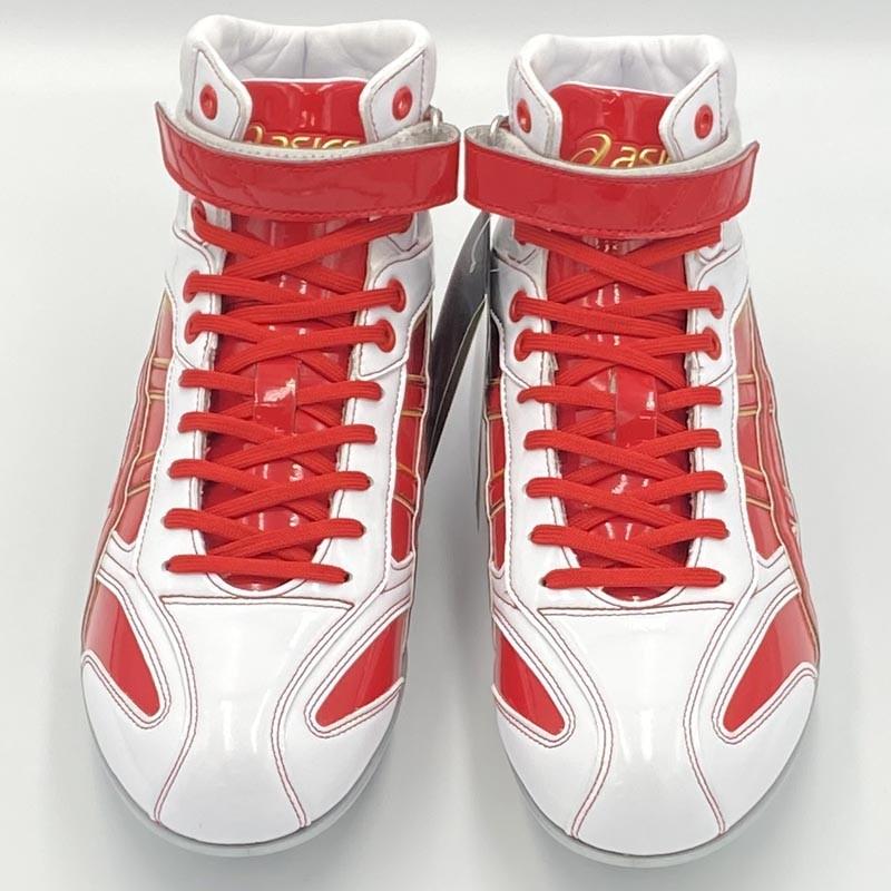 ASICS（アシックス） 【サイズ交換送料無料】ホワイト×レッド 野球