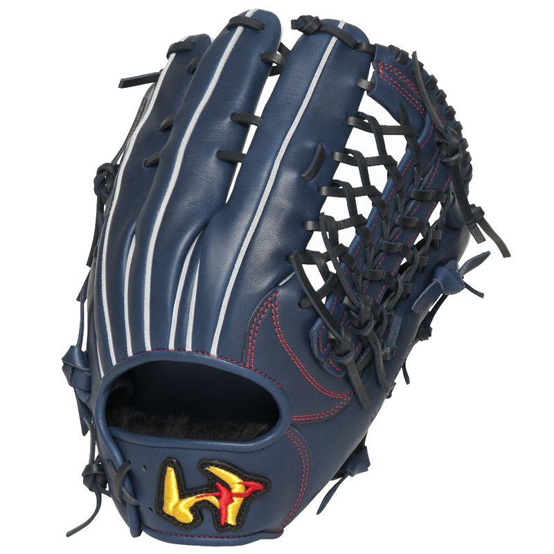 ワールドペガサス（WORLD PEGASUS） ネイビー×縫い糸レッド 野球 軟式