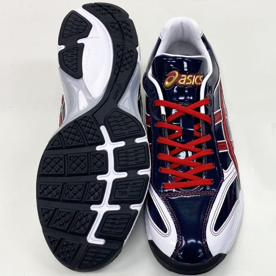 KEIO スパイクシューズ アップシューズ ネイビー/レッド 野球