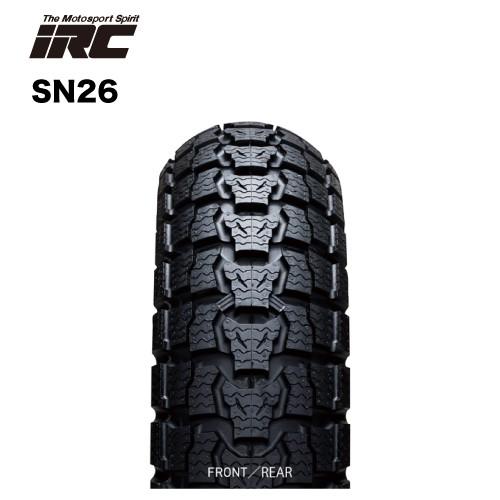 IRC 129417 80/90-17 50P SN26 TL 前後共用 スノーバイクタイヤ