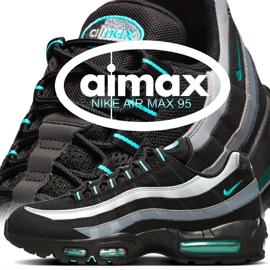 NIKE（ナイキ） エアマックス 95 ブラック オーロラグリーン クール