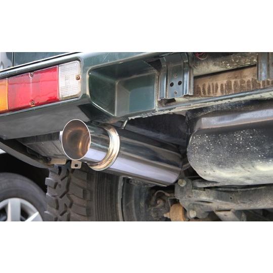 ジムニー 爆買 Bluefin マフラー JA12V JA12C JA12W JA22W ステンレス