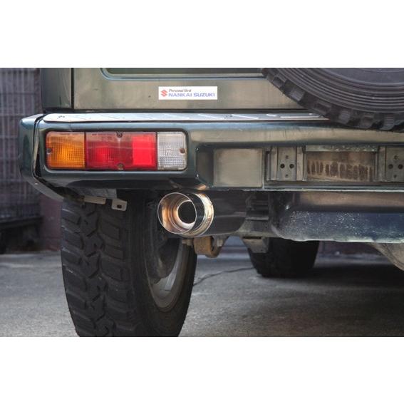 ジムニー 爆買 Bluefin マフラー JA12V JA12C JA12W JA22W ステンレス