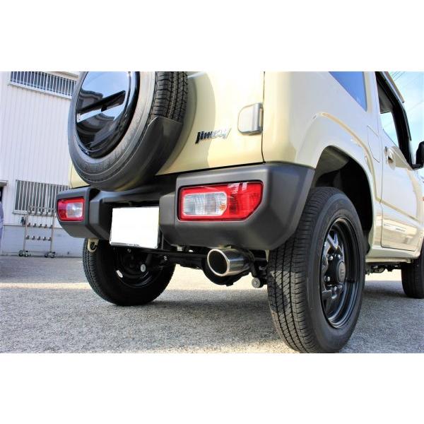 ジムニー マフラー 3BA-JB64W 3BA-JB74W 純正バンパー用 ノーマル