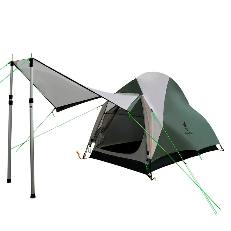 ルーフタープ キャンプテント 1人用 A-TENT3-4 Person Green ソロ