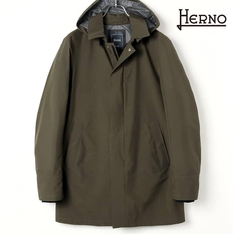 HERNO（ヘルノ） HERNO / ヘルノGORE-TEX PACLITEフード付きカーコート