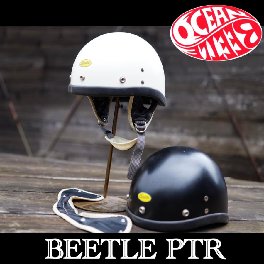 OCEANBEETLE オーシャンビートル ヘルメット PTR アイボリー BEETLE 半