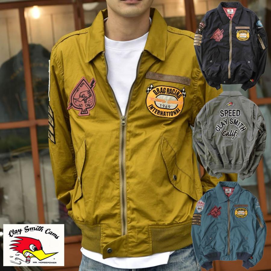 CLAY SMITH WOLFMAN MA-1 ブルゾン CSY-1702 ｜クレイスミス