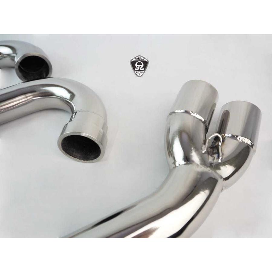 W800 2-1 フルエキゾーストマフラー ショート オメガレーサー カワサキ