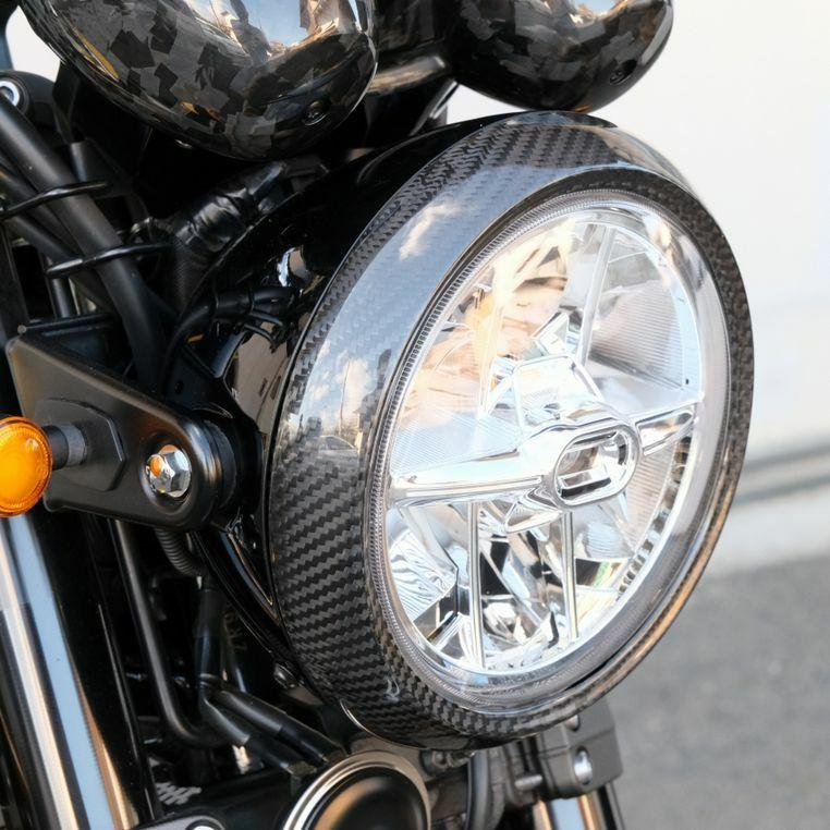 Z900RS ヘッドライトカバー ドライカーボン SPEEDRA : モトパーツ