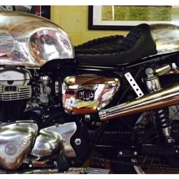 Kawasaki W650 W800 サイドカバー アルミ : モトパーツ バイクカスタム