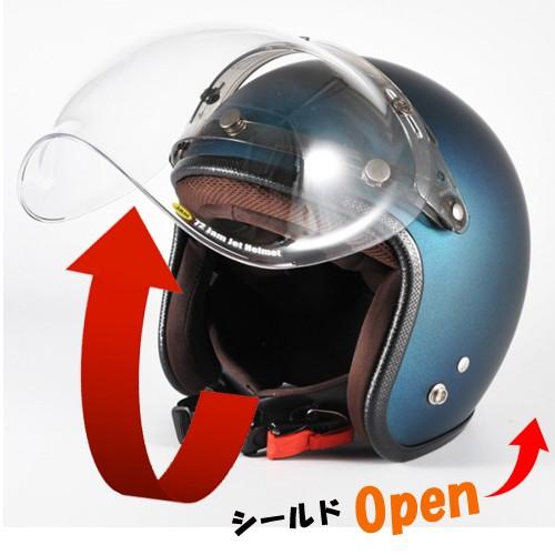 72JAM JET HELMET 72Jam ベース付 バブルシールド フラッシュミラー