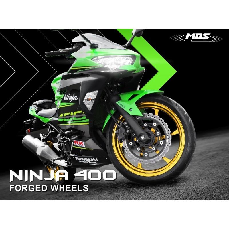 KN企画 Ninja400・Ninja250・Z400・Z250 MOS 鍛造アルミホイール前後