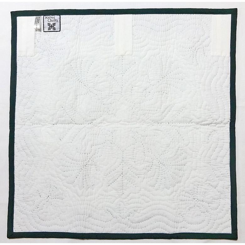 ハワイアンキルトタペストリー/壁掛け/グリーンレフア : Moana Pua