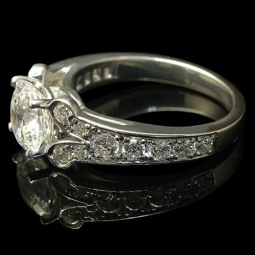 ダイヤモンド リング ダイヤモンドリング プラチナ900 1.5ct 中石 1ct