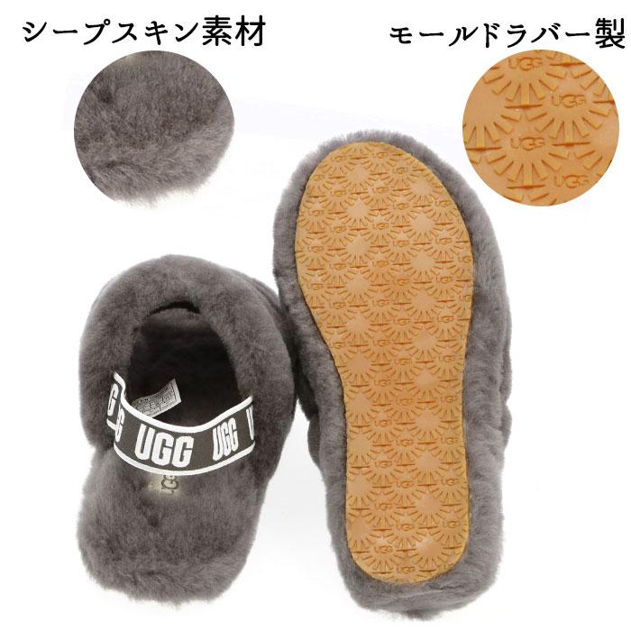 UGG（アグ） 通販ugg サンダル ファー 好評 フラッフ イヤー スライド