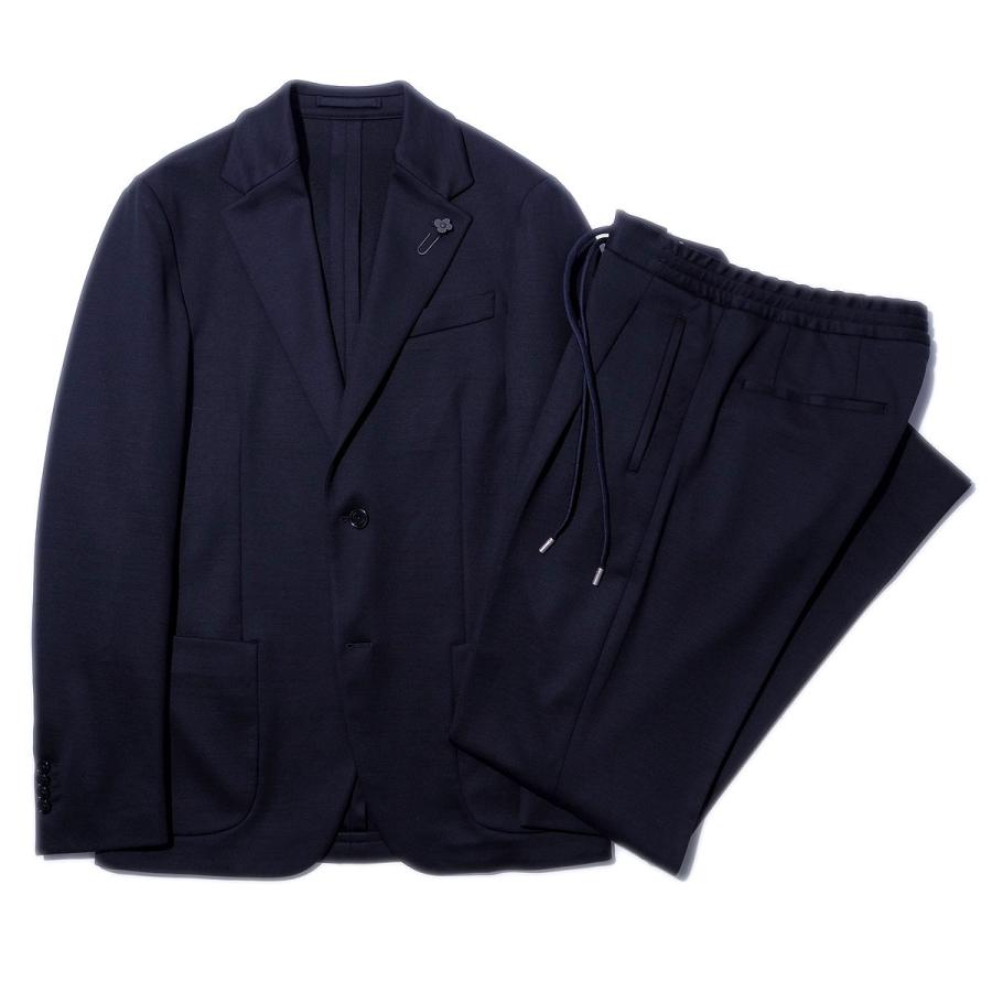 LARDINI（ラルディーニ） コットンウールナイロン ジャージースーツ