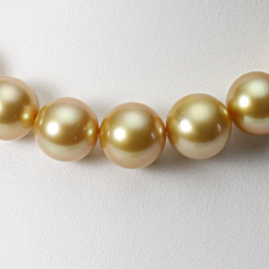 ムーンレーベル 公式] パール ネックレス 南洋真珠 12-14mm 白蝶 真珠