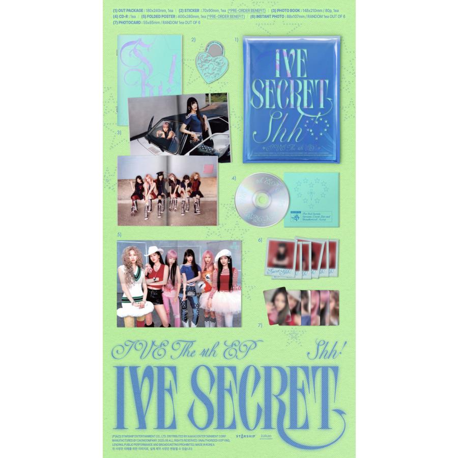 バージョン選択可] IVE - SECRET / 4TH EP ALBUM アイブ アイヴ 公式