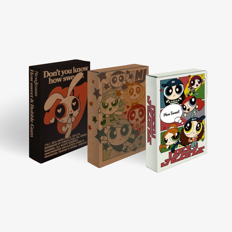 バージョン選択可] NewJeans 公式グッズ How Sweet / DOUBLE SINGLE