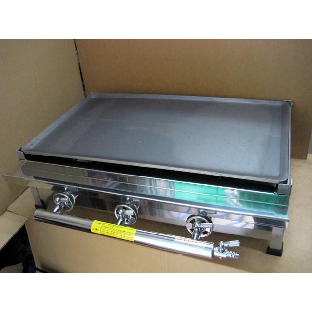 業務用 ガス式 プレス鉄板焼き器/グリドル TS-60 [トユ付] (プロパン