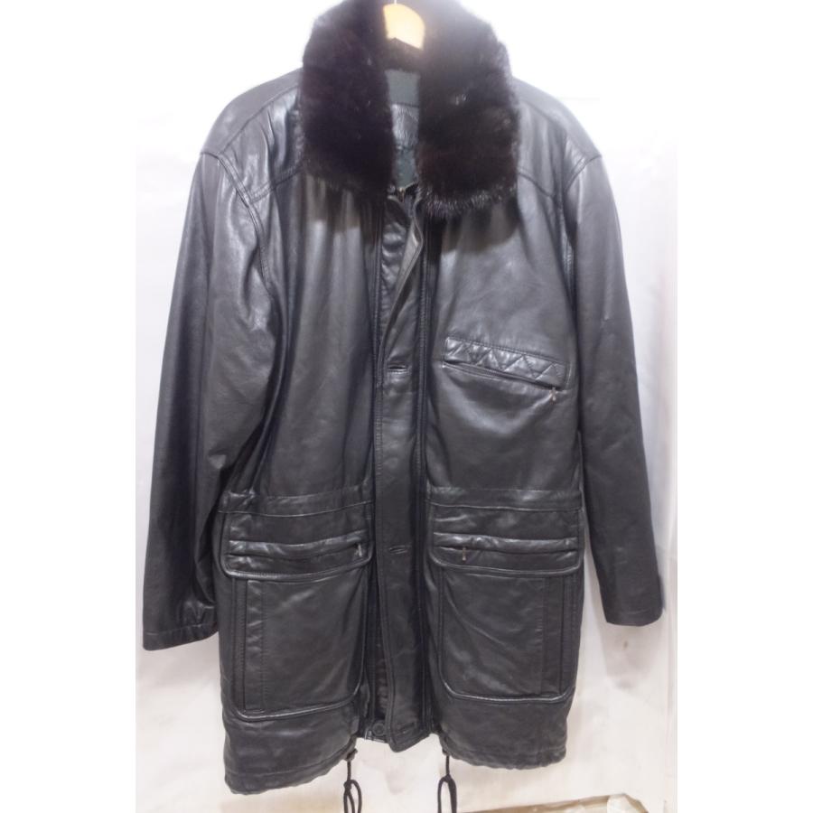 Jack Mighty 羊革レザージャケット レザーコート サイズ2TL ブラック
