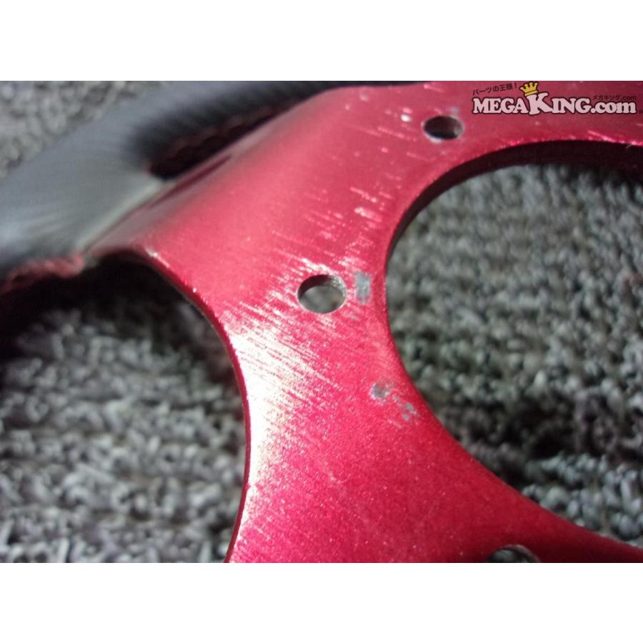 社外 ステアリング ハンドル 35cm カーボン調 汎用 / 2R9-844