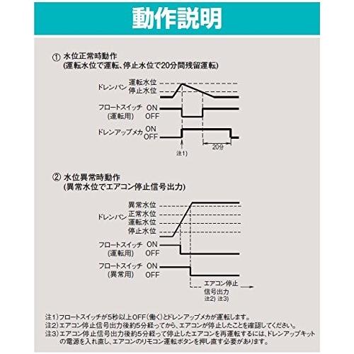 ドレンアップキット K-KDU303HV PA天埋・天吊用 単相200V 低揚程用