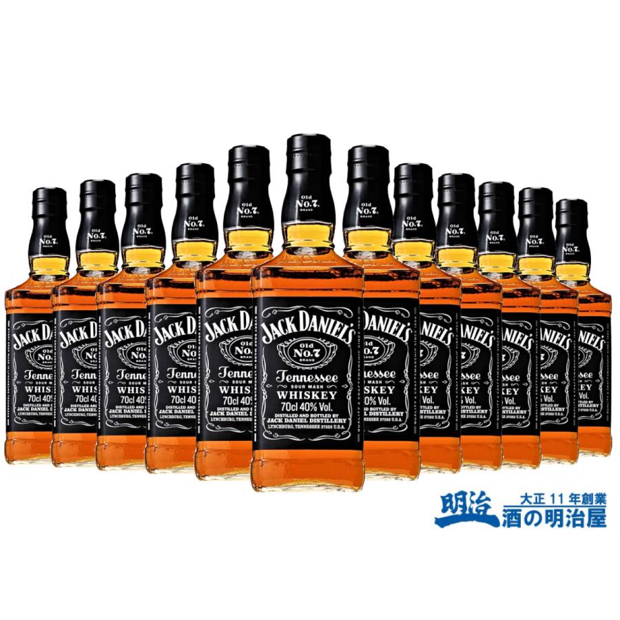 ジャックダニエル ブラック 700ml 40度 1ケース 12本 : 良平酒店