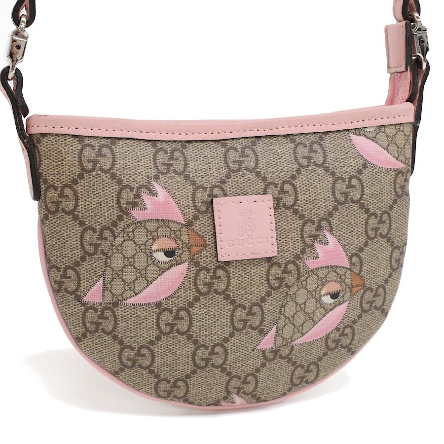 GG グッチ チルドレンズ ZOO パパガッロ ショルダーバッグ 297540 GG