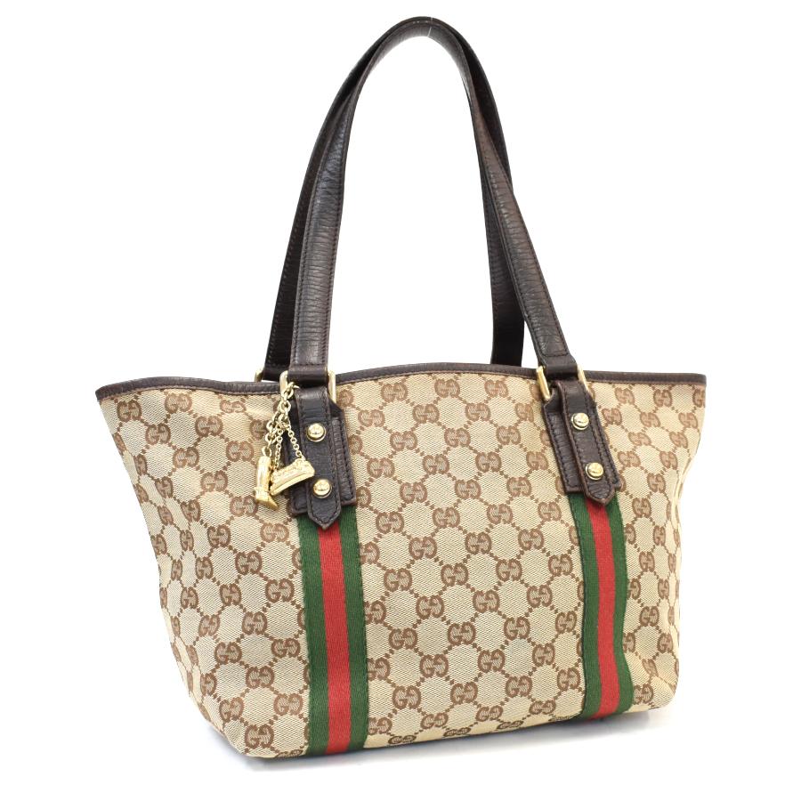 GUCCI（グッチ） ミニトートバッグ 137396 GGキャンバス シェリー