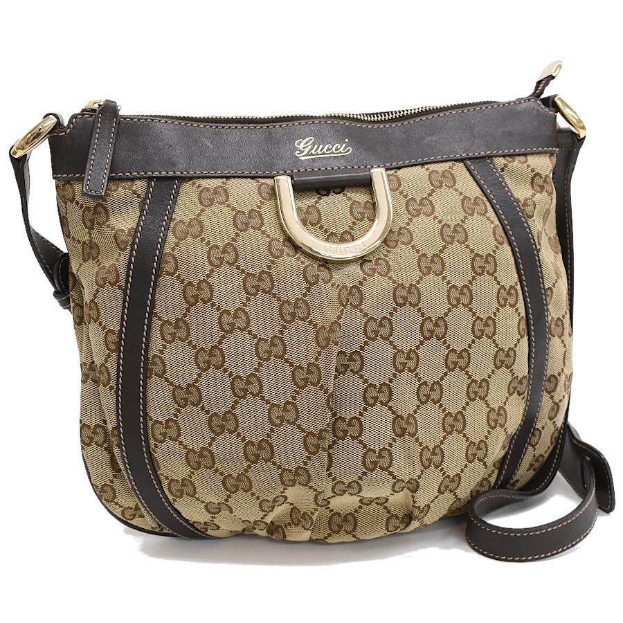 GGキャンバス グッチ アビー クロスボディ ショルダーバッグ 203257