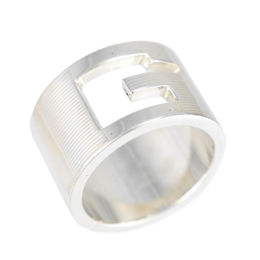 GUCCI（グッチ） リング 指輪 ブランデッドGワイドリング Gモチーフ