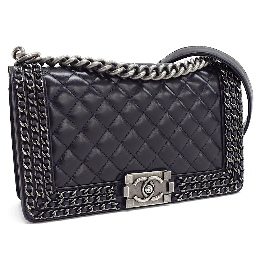 BOY CHANEL シャネル ボーイシャネル 25 チェーンショルダーバッグ